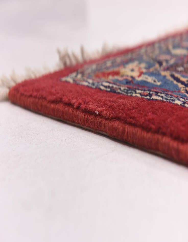 Detail image of  9' 9 x 13' 8  Hand Knotted Mahal Persian Wool Rug