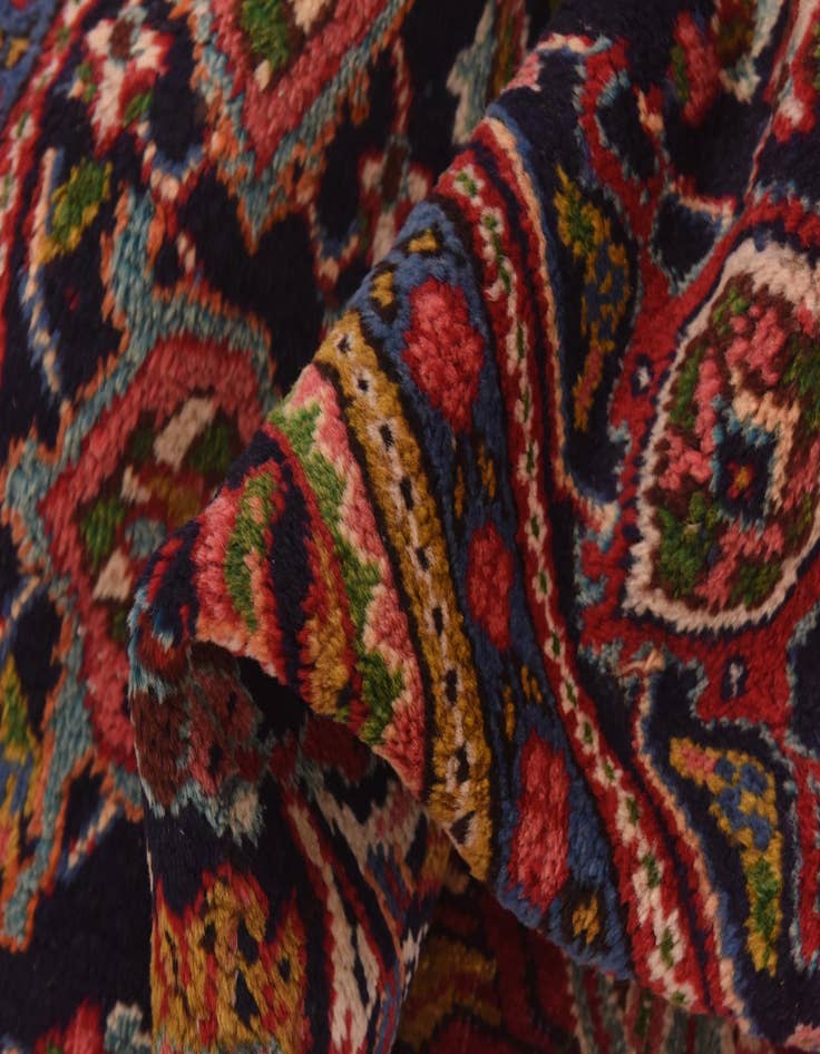 Detail image of  9' 10 x 12' 10  Hand Knotted Mahal Persian Wool Rug