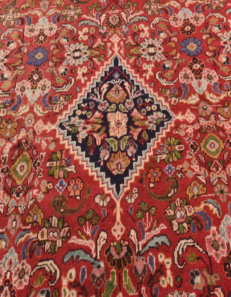 Detail image of  9' 10 x 12' 10  Hand Knotted Mahal Persian Wool Rug