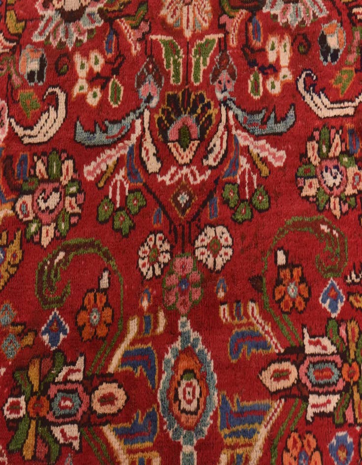 Detail image of  9' 10 x 12' 10  Hand Knotted Mahal Persian Wool Rug