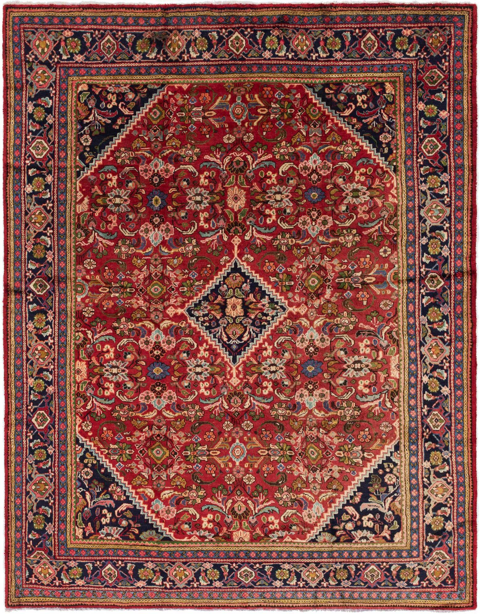 Primary image 9' 10 x 12' 10 Hand Knotted Mahal Persian Wool Rug