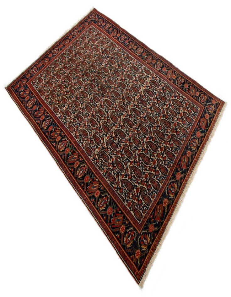 Detail image of  4' 6 x 6' 3 Malayer Wool Rug