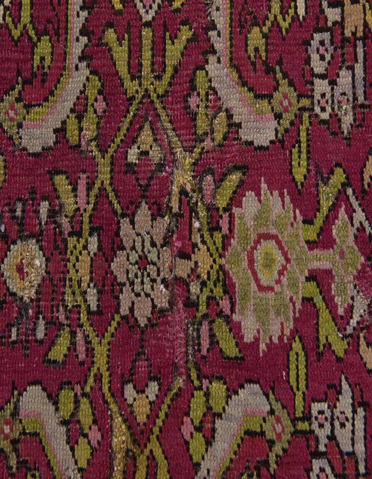 Detail image of  7' x 13' 4  Hand Knotted Malayer Persian Wool Rug