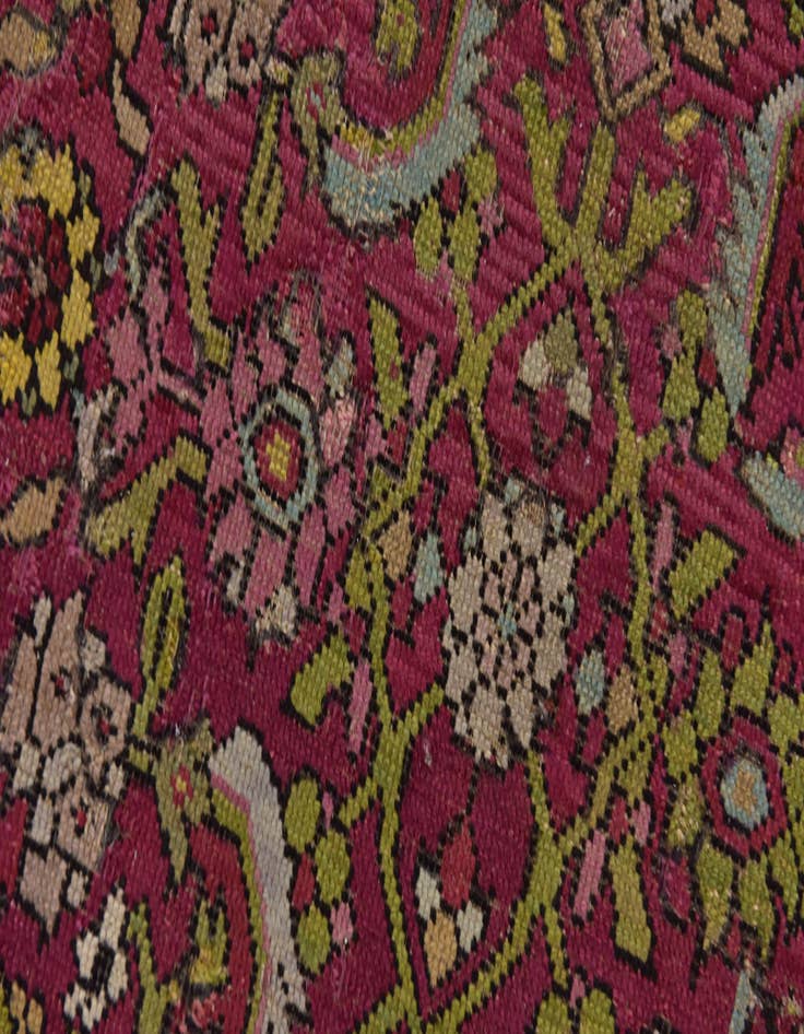Detail image of  7' x 13' 4  Hand Knotted Malayer Persian Wool Rug