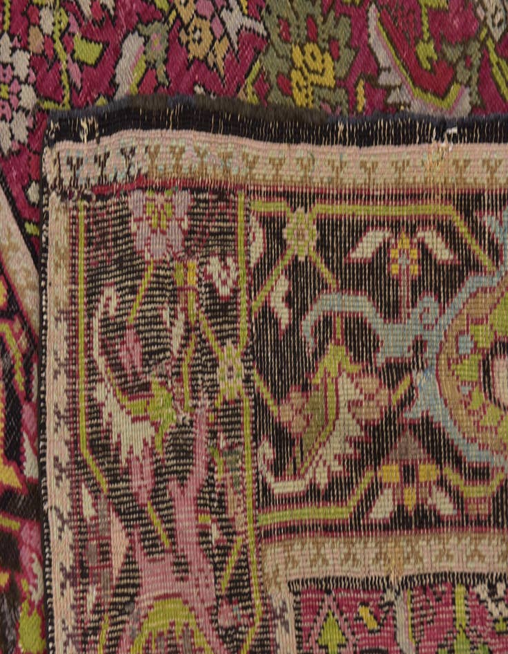 Detail image of  7' x 13' 4  Hand Knotted Malayer Persian Wool Rug