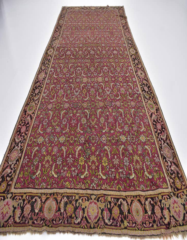 Detail image of  7' x 13' 4  Hand Knotted Malayer Persian Wool Rug