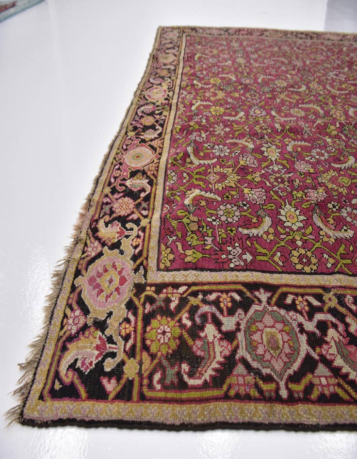 Detail image of  7' x 13' 4  Hand Knotted Malayer Persian Wool Rug