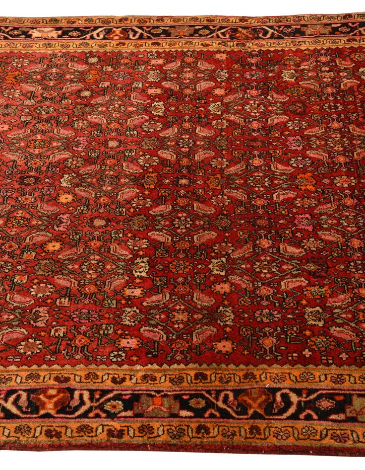 Detail image of  4' 5 x 7' 2  Hand Knotted Malayer Persian Wool Rug