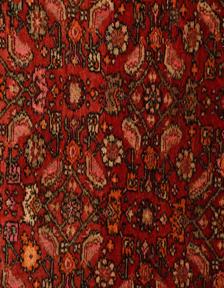 Detail image of  4' 5 x 7' 2  Hand Knotted Malayer Persian Wool Rug