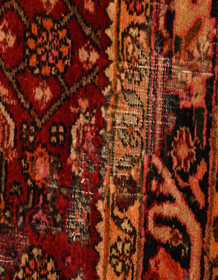 Detail image of  4' 5 x 7' 2  Hand Knotted Malayer Persian Wool Rug