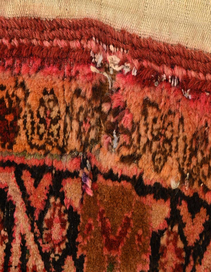 Detail image of  4' 5 x 7' 2  Hand Knotted Malayer Persian Wool Rug