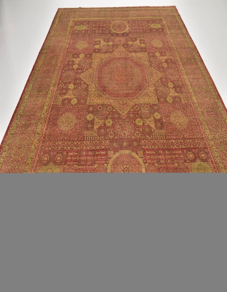 Detail image of  9' x 12' 3  Hand Knotted Mamluk Ziegler Oriental Rug