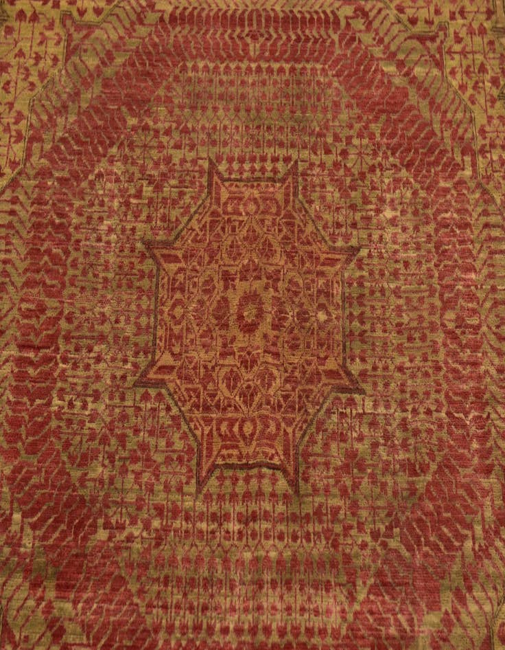 Detail image of  9' x 12' 3  Hand Knotted Mamluk Ziegler Oriental Rug