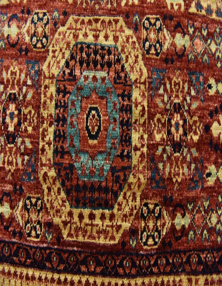 Detail image of  7' 1 x 9' 9  Hand Knotted Mamluk Ziegler Rug