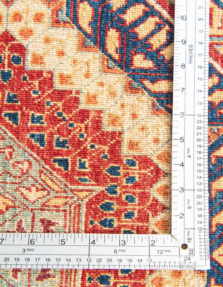 Detail image of  9' x 12' 3  Hand Knotted Mamluk Ziegler Rug
