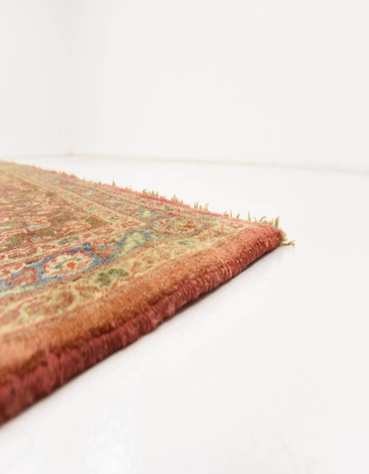 Detail image of  9' 9 x 13' 2  Hand Knotted Mashad Persian Wool Rug