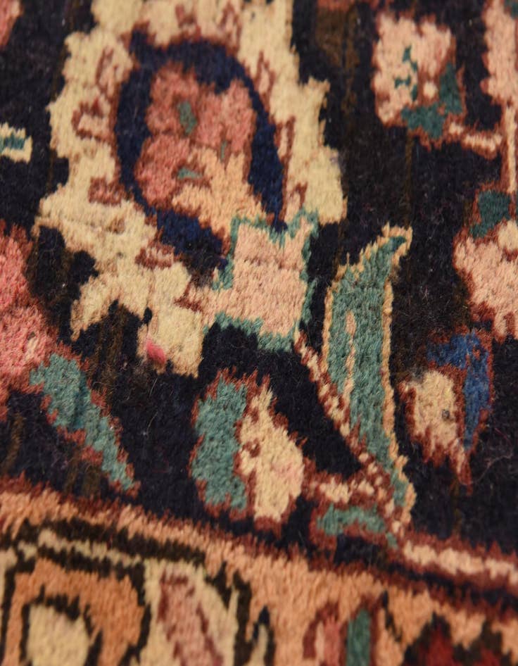 Detail image of  8' 3 x 10' 7  Hand Knotted Mashad Persian Wool Rug