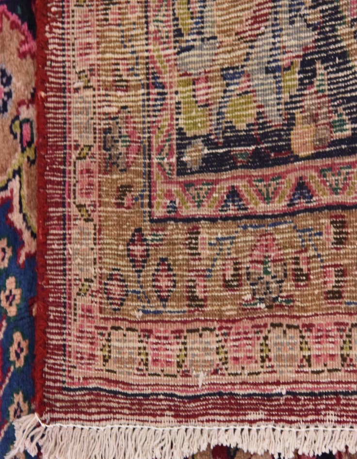 Detail image of  9' 8 x 12' 8  Hand Knotted Mashad Persian Wool Rug