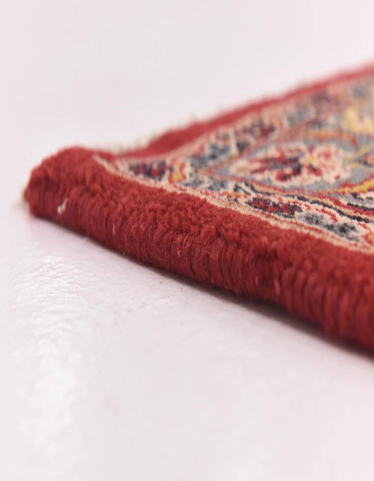 Detail image of  9' 8 x 12' 8  Hand Knotted Mashad Persian Wool Rug