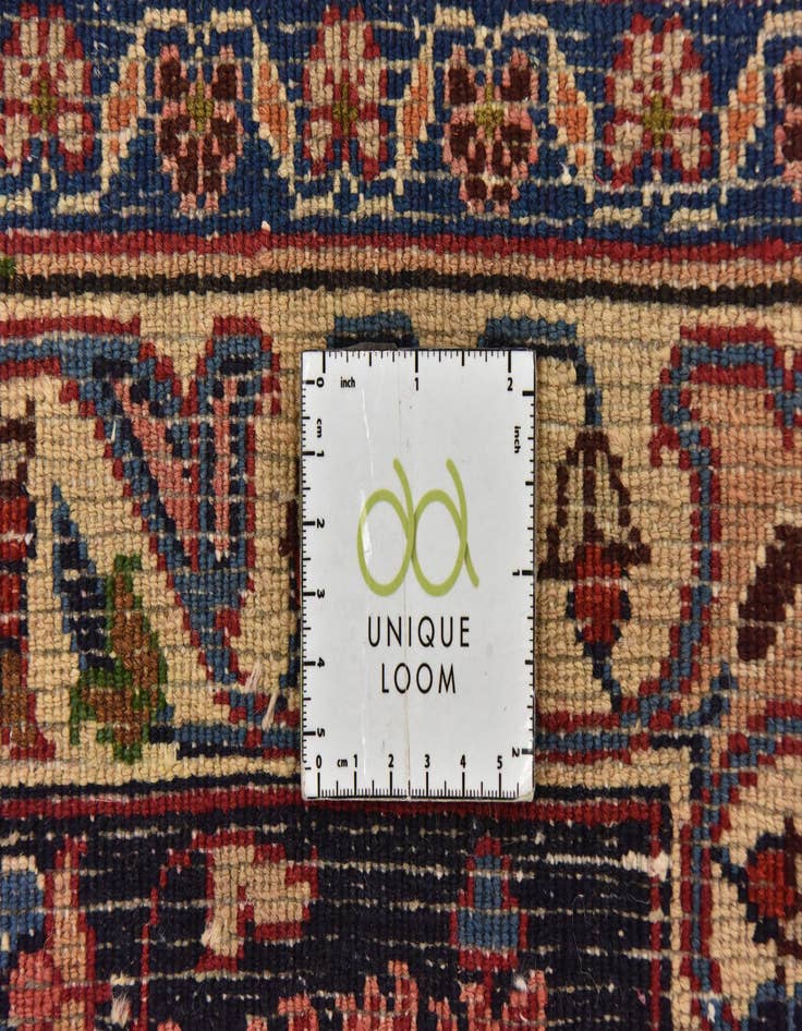 Detail image of  9' 9 x 12' 10  Hand Knotted Mashad Persian Wool Rug