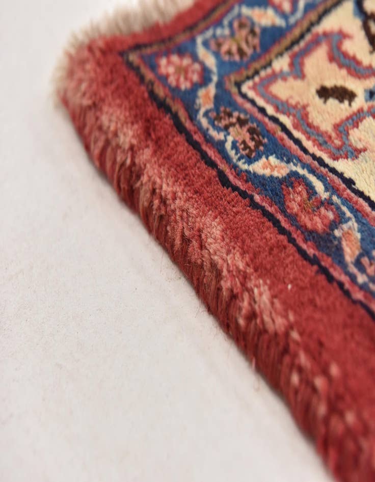 Detail image of  9' 9 x 12' 10  Hand Knotted Mashad Persian Wool Rug
