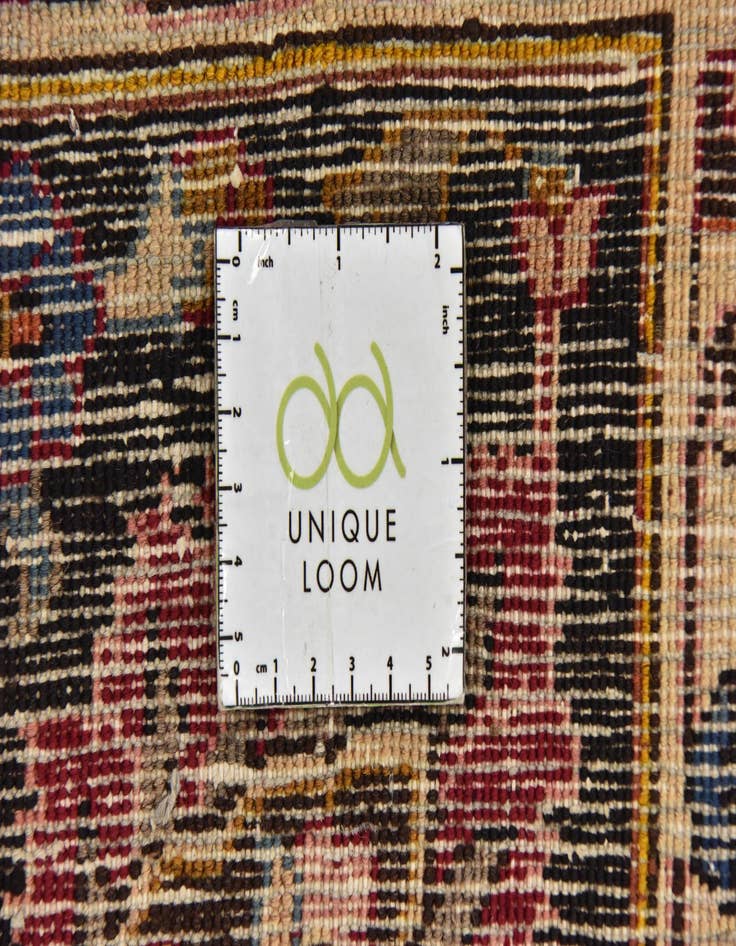 Detail image of  9' 8 x 12' 6  Hand Knotted Mashad Persian Wool Rug