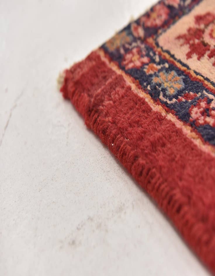 Detail image of  9' 9 x 12'  Hand Knotted Mashad Persian Wool Rug