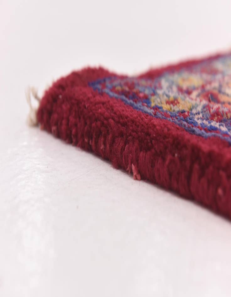 Detail image of  10' x 12' 6  Hand Knotted Mashad Persian Wool Rug