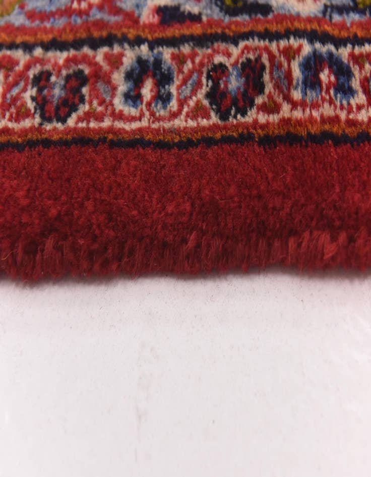 Detail image of  9' 8 x 13'  Hand Knotted Mashad Persian Wool Rug