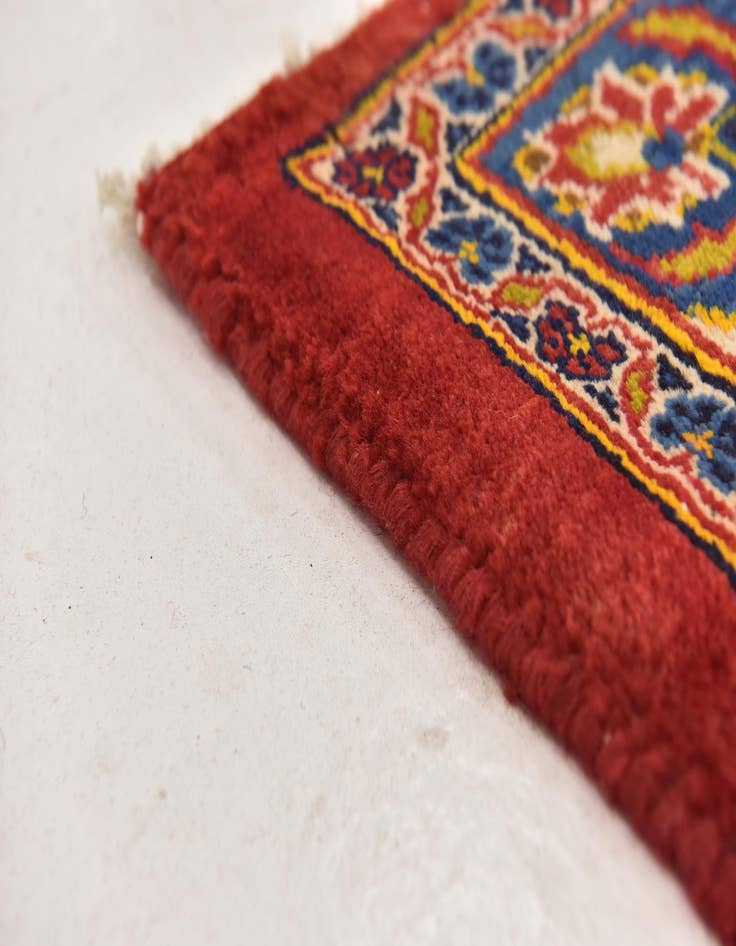 Detail image of  9' 10 x 12' 6  Hand Knotted Mashad Persian Wool Rug