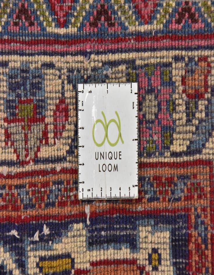 Detail image of  9' 7 x 12' 5  Hand Knotted Mashad Persian Wool Rug