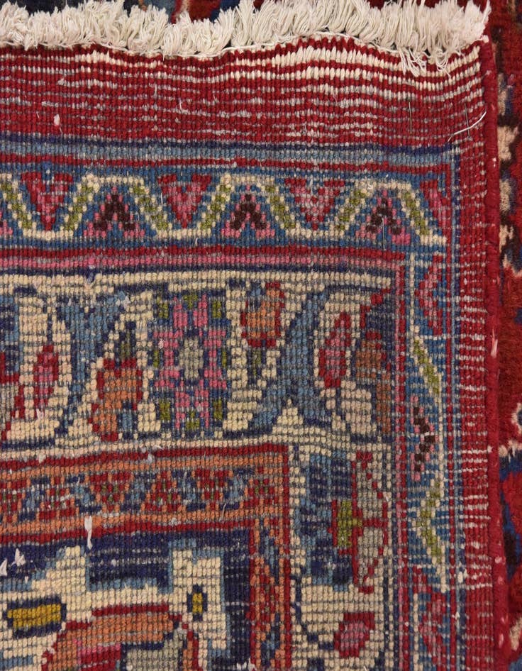 Detail image of  9' 7 x 12' 5  Hand Knotted Mashad Persian Wool Rug