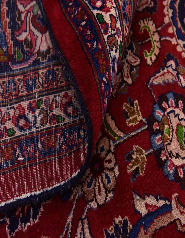 Detail image of  10' 2 x 12' 10  Hand Knotted Mashad Persian Wool Rug