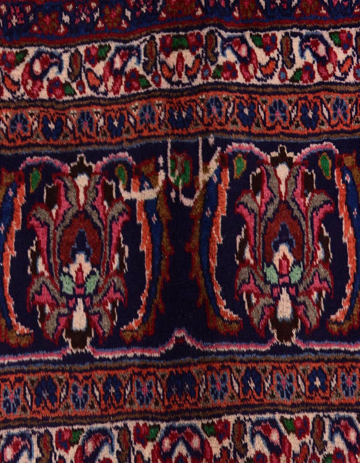 Detail image of  10' 2 x 12' 10  Hand Knotted Mashad Persian Wool Rug