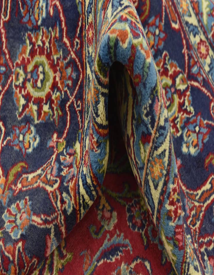 Detail image of  10' x 12' 8  Hand Knotted Mashad Persian Wool Rug