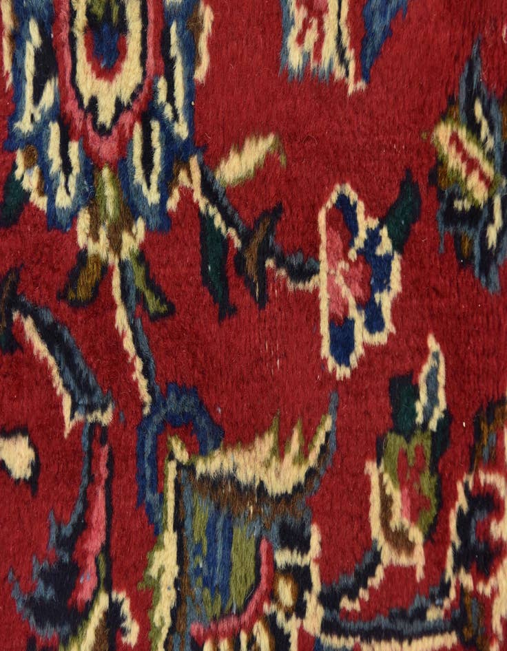 Detail image of  9' 10 x 12' 10  Hand Knotted Mashad Persian Wool Rug