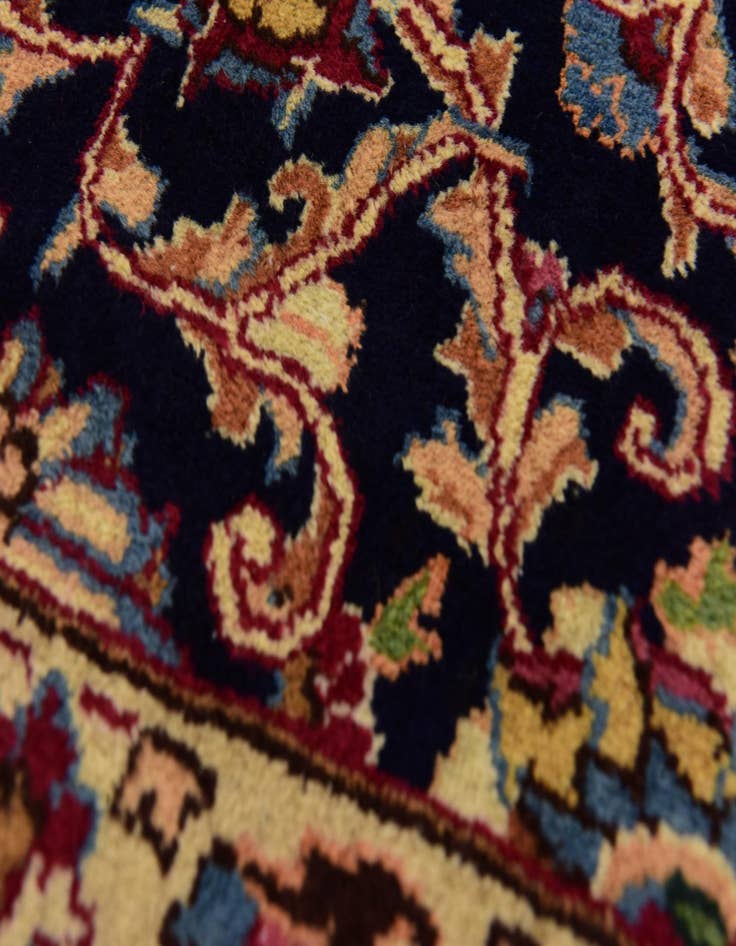 Detail image of  10' x 13'  Hand Knotted Mashad Persian Wool Rug