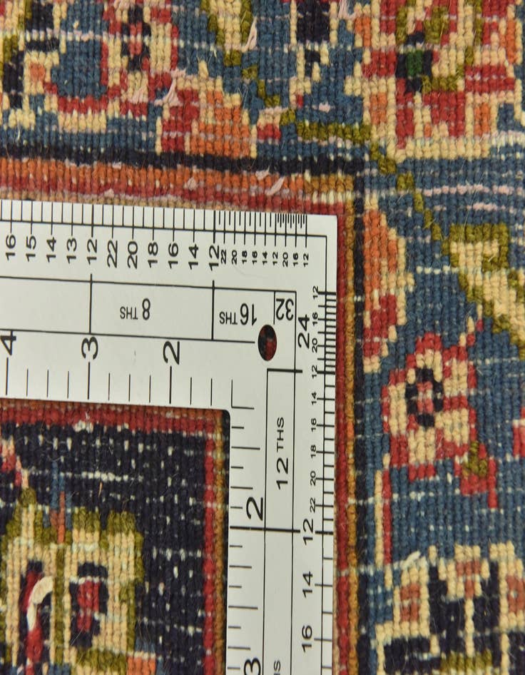 Detail image of  9' 8 x 12' 9  Hand Knotted Mashad Persian Wool Rug