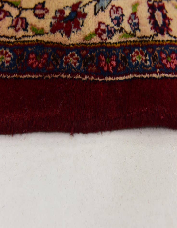 Detail image of  9' 8 x 13'  Hand Knotted Mashad Persian Wool Rug