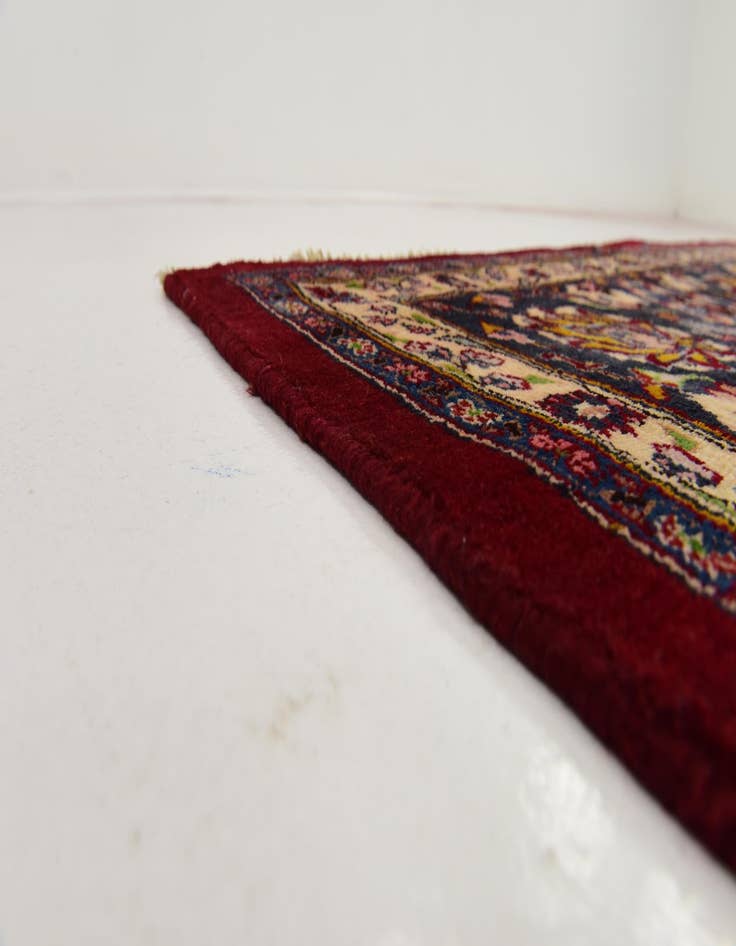 Detail image of  9' 8 x 13'  Hand Knotted Mashad Persian Wool Rug