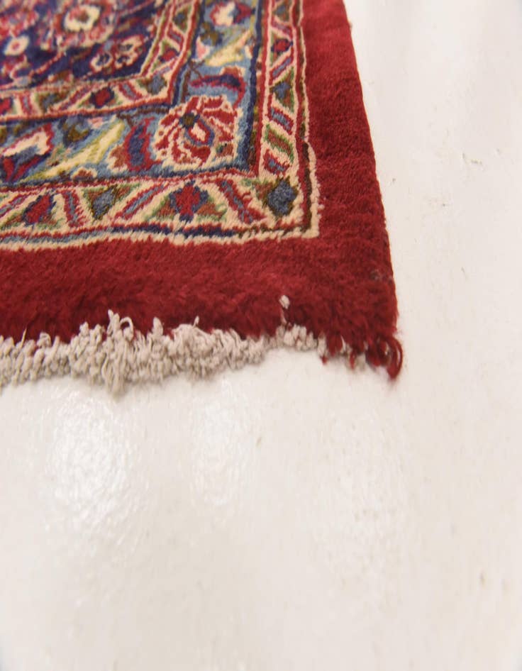 Detail image of  9' 7 x 12' 10  Hand Knotted Mashad Persian Wool Rug