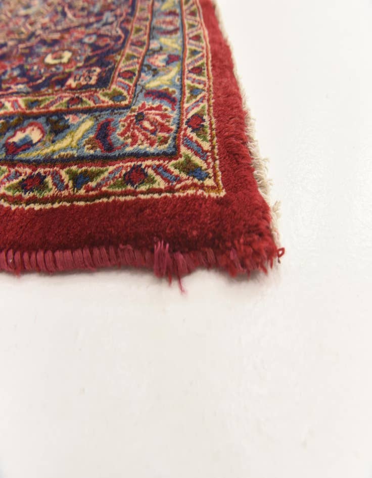 Detail image of  9' 7 x 12' 10  Hand Knotted Mashad Persian Wool Rug