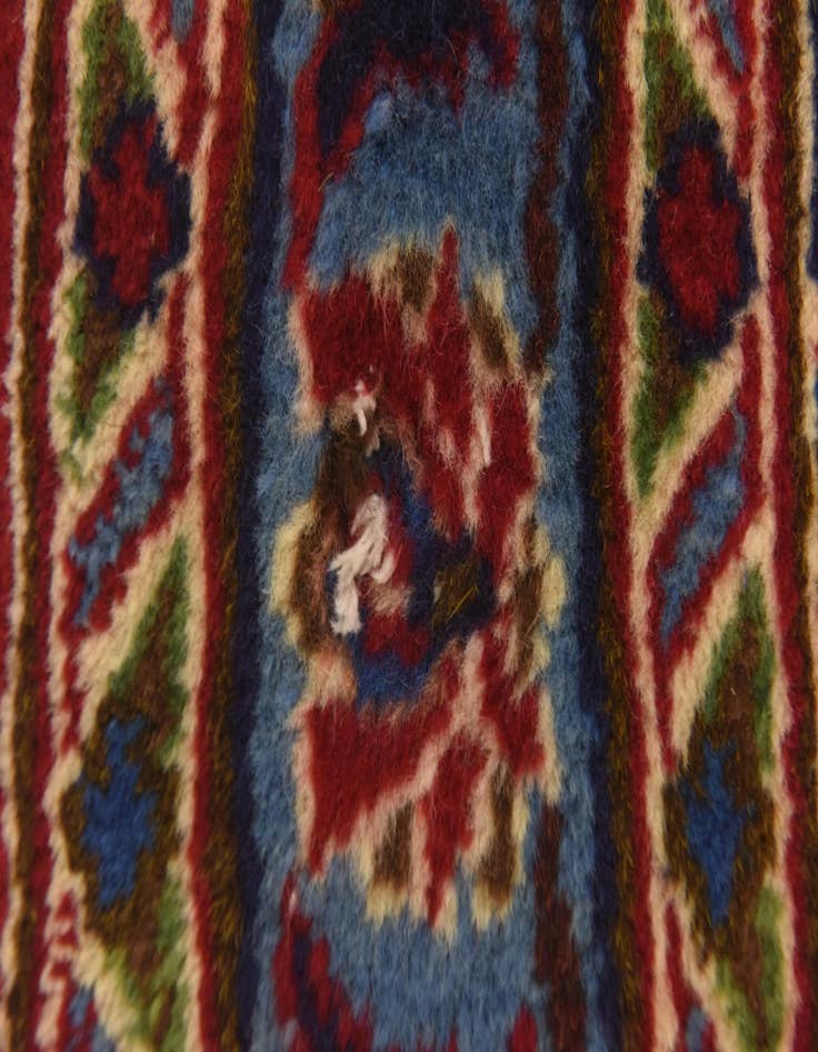 Detail image of  9' 7 x 12' 10  Hand Knotted Mashad Persian Wool Rug