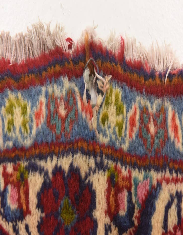 Detail image of 9' 9 x 13' Hand Knotted Mashad Persian Wool Rug