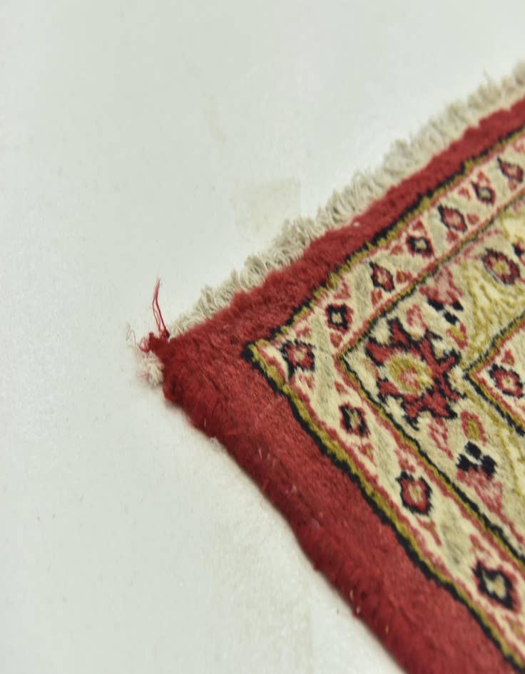 Detail image of 9' 8 x 13' Hand Knotted Mashad Persian Wool Rug