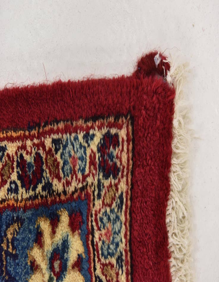 Detail image of  9' 9 x 12' 10  Hand Knotted Mashad Persian Wool Rug