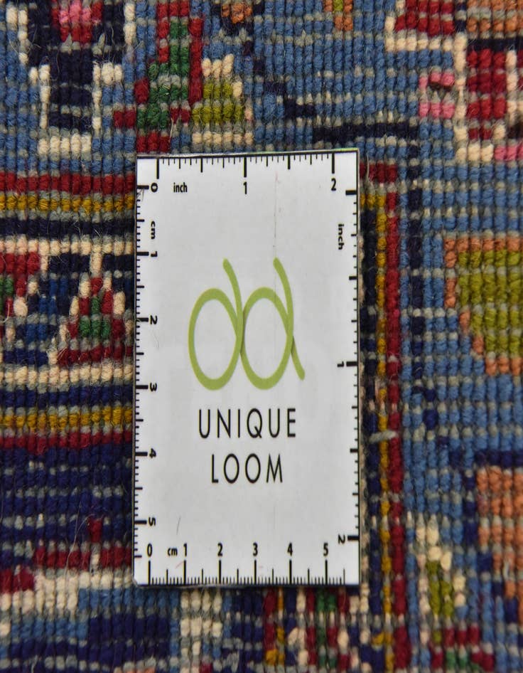 Detail image of  9' 6 x 12' 9  Hand Knotted Mashad Persian Wool Rug