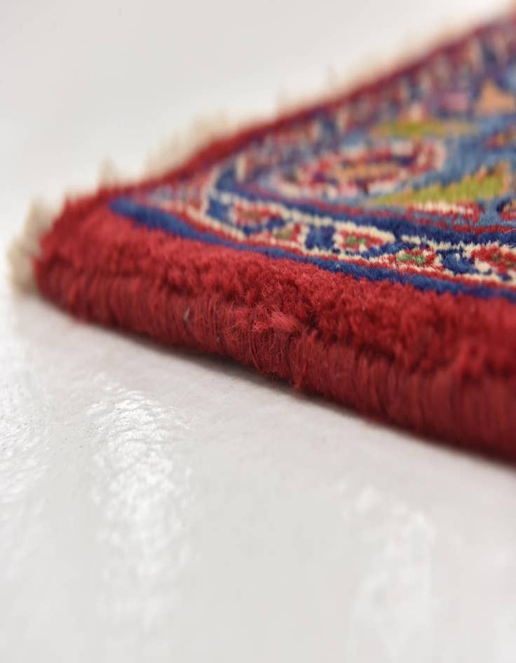 Detail image of  9' 6 x 12' 9  Hand Knotted Mashad Persian Wool Rug