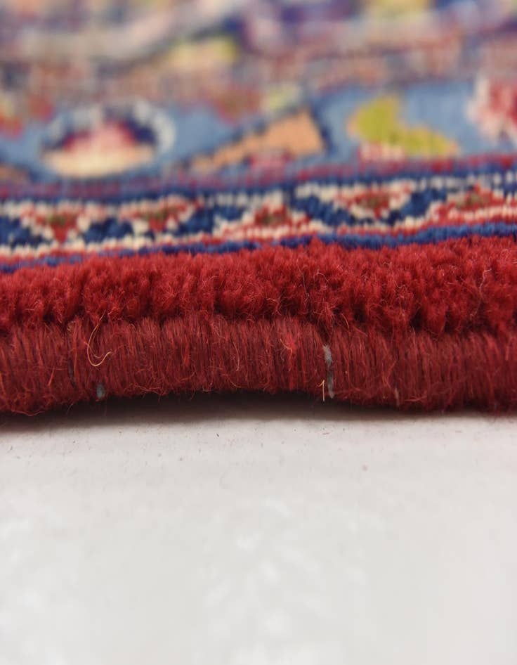 Detail image of  9' 6 x 12' 9  Hand Knotted Mashad Persian Wool Rug