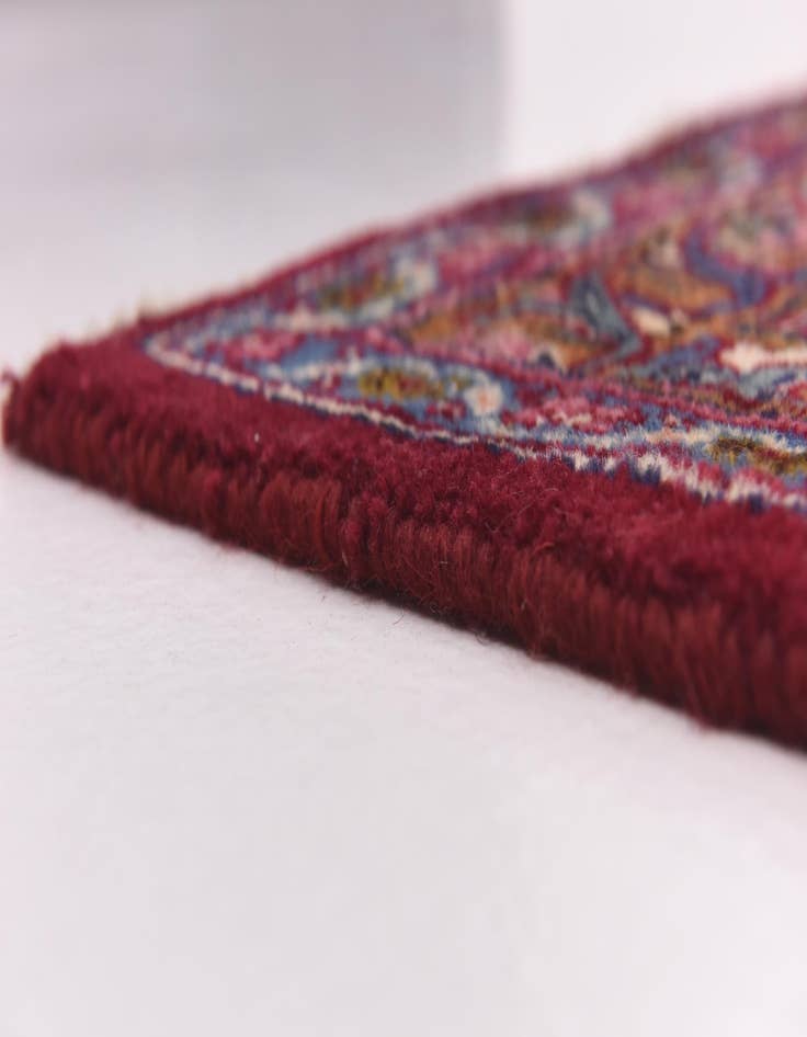 Detail image of  9' 9 x 13'  Hand Knotted Mashad Persian Wool Rug